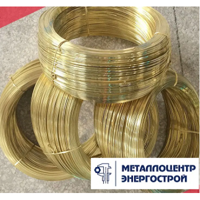 Латунная проволока ф 0,5 Л63 п/т